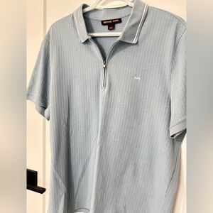 Michael Kors Sky Blue Polo Shirt for Men